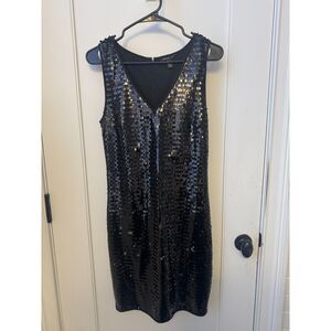 mango silver sequin dress Mango Cocktail dress / Party dress - silver-coloured - (Pre-owned)